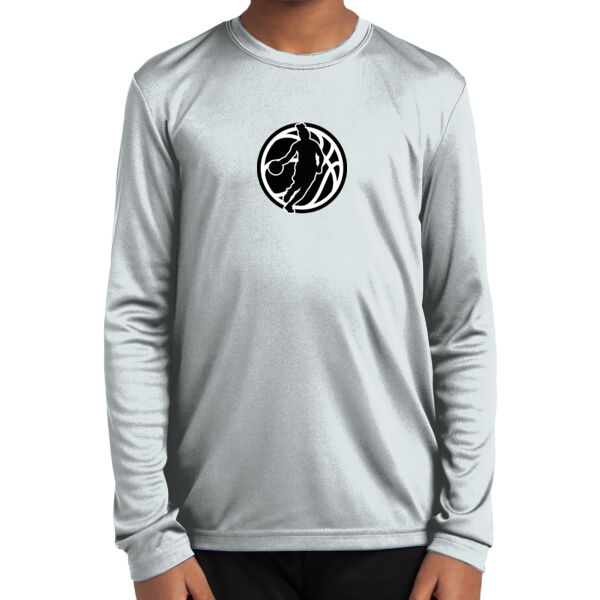 She Can Hoop Circuit Youth Long Sleeve PosiCharge Competitor Tee Thumbnail