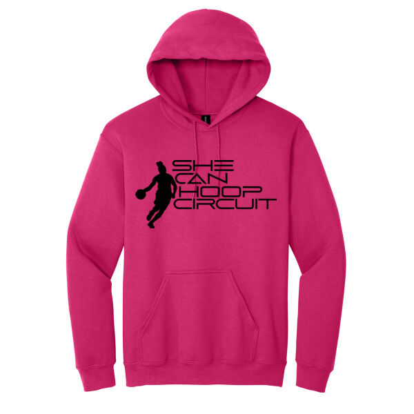 She Can Hoop Circuit Heavy Blend Hooded Sweatshirt Thumbnail