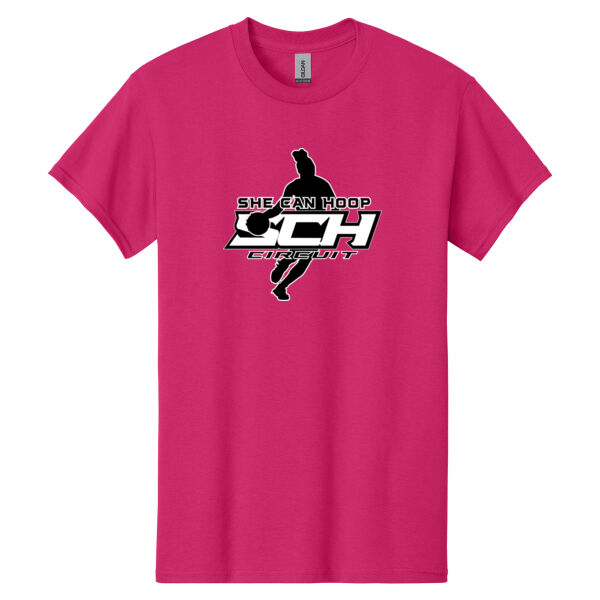 She Can Hoop Circuit Heavy Cotton 100% Cotton T Shirt Thumbnail