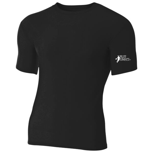 She Can Hoop Circuit Compression Short Sleeve Tee Thumbnail
