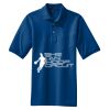Heavyweight Cotton Pique Polo with Pocket Thumbnail